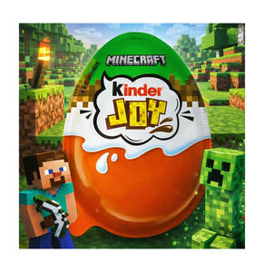 Huevos de Chocolate Kinder Joy Minecraft Edición Limitada 20g - Paletas al por Mayor (12/24/36/72 piezas) - Product Image 1