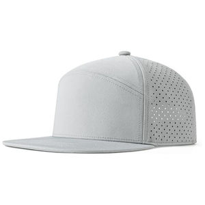 Gorra de béisbol trucker personalizada impermeable de mezclilla para hombre, gorra de golf de 6 paneles, lavada, deportiva, con perforaciones cortadas a láser - Product Image 2