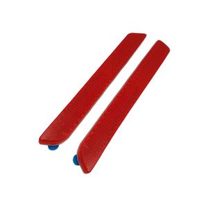 Accesorios para motocicleta Reflectores adhesivos con certificación E-mark Material ABS Ajuste universal para una conducción segura - Product Image 1