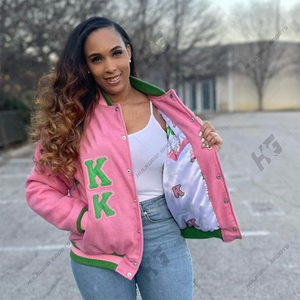 Chaqueta de Béisbol Varsity Formal de Lana 100% Algodón con Logotipo Personalizado OEM, Chaqueta Universitaria Unisex de Talla Grande para Invierno, Venta al Por Mayor - Product Image 3