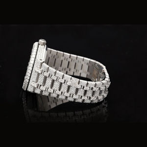 Reloj Inteligente de Lujo con Pantalla Analógica, Exportación Directa de Fábrica, para Hombre y Mujer, con Diamantes Moissanite de Claridad VVS, Estilo Antiguo - Product Image 4