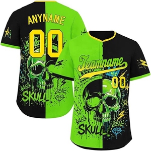 เสื้อเบสบอลแบบซับลิเมชั่น เสื้อกีฬาแบบสั่งทำพิเศษ พร้อมคุณสมบัติควบคุมความชื้นและการเย็บที่ทนทาน - Product Image 1