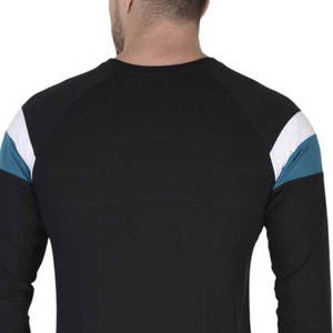 Camiseta Deportiva de Manga Larga para Hombre, Informal, de Punto, con Estampado Liso, de Secado Rápido, Ligera, Transpirable, para Entrenamiento Físico y Gimnasio - Product Image 6