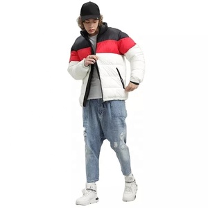 Vestes chaudes d'hiver personnalisées OEM pour hommes Manteau à bulles de luxe pour sport avec col montant pour les sports d'extérieur - Product Image 5