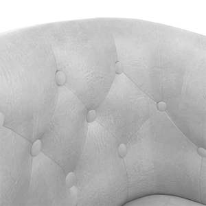 Sillón Individual de Piel Sintética Plateada con Madera de Pino y Plástico para Sala de Estar - Product Image 6