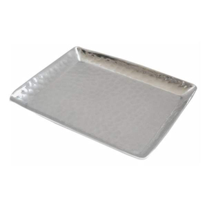 Plateau de service ovale de qualité supérieure en métal galvanisé avec poignées, bac décoratif pour la décoration et l'organisation de la maison, en promotion - Product Image 4