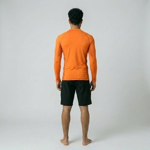 Chemises de compression respirantes pour hommes, manches longues, logo personnalisé, séchage rapide, anti-bactériennes, pour la gym et le surf - Product Image 2