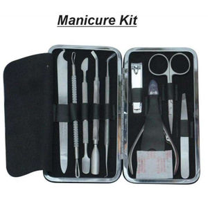 Kit Profesional de Manicura y Pedicura, Set de Cuidado de Uñas, Herramientas de Acero Inoxidable con Estuche de Viaje de Cuero Puro - Product Image 5