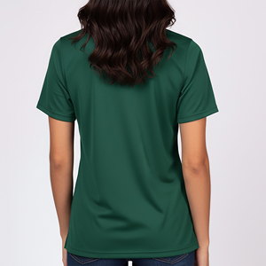 เสื้อผู้หญิงคุณภาพสูงสำหรับฤดูร้อน ผ้าฝ้าย 100% ตกแต่งด้วยลายปัก แห้งเร็ว ไม่เป็นขุย แขนสั้น เป็นมิตรกับสิ่งแวดล้อม ระบายอากาศได้ดี - Product Image 6