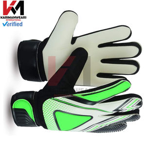 Gants de gardien de but avec technologie de protection des doigts, paume en latex résistant aux chocs et adhérence renforcée pour le football en extérieur - Product Image 2