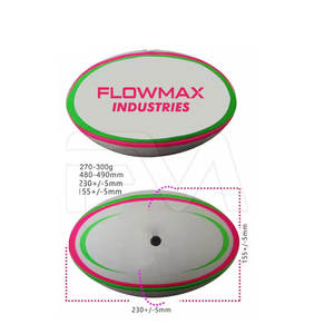 ลูกรักบี้ขายดี มีสินค้าในสต็อก ผลิตในปากีสถาน รับผลิตตามสีที่ต้องการ ลูกรักบี้ MOQ ต่ำ - Product Image 3