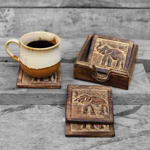 Posavasos de Madera Modernos y de Lujo, Ecológicos, Duraderos, Resistentes al Calor, No Tóxicos, Accesorio de Cocina, Varios Tamaños, KISWAH CRAFT, Precio Razonable - Product Image 6