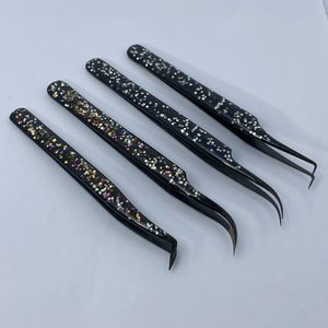 Pince à épiler en acier inoxydable à pointe fine, outil de beauté pour salon de maquillage et soins quotidiens des cils - Product Image 5