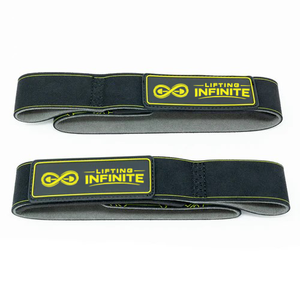 Lifting Infinite Newest Custom Gym Non Slip Lifting Cotton Wrist <b>Straps</b> Weightlifting <b>Straps</b> Gym Pink Workout Leg <b>Strap</b> - Product Image 3