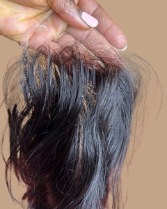 Peluca de Cabello Humano Remy con Cierre de Encaje Transparente de Calidad de Exportación, Sin Enredos, Textura Suave, Para Uso Estético Femenino, En Venta - Product Image 4