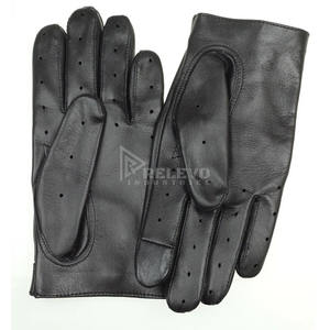 Gants de moto en cuir robustes de qualité industrielle, vente en gros B2B, conception personnalisée, protection de course, protection des jointures rigides - Product Image 3