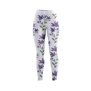 Ensemble de sport pour femme avec logo personnalisé, leggings taille haute pour la gym et le yoga, design par sublimation - Product Image 5