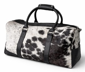 Bolsa de Viaje de Cuero Genuino Estilo Vintage con Cierre de Cremallera, Ligera y de Gran Capacidad - OEM LHODB-0087 - Product Image 1