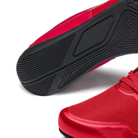 Calzado Deportivo Personalizado para Hombre, Malla Roja, Ligero, Transpirable, para Correr, Venta al Por Mayor de Fábrica, Cómodo, para Caminar