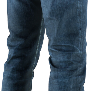 Jeans Rectos de Corte Regular para Hombre, Transpirables, Cintura Alta, Algodón, Bordado Personalizable, Lavables, Estilo Urbano Hip Hop - Product Image 6