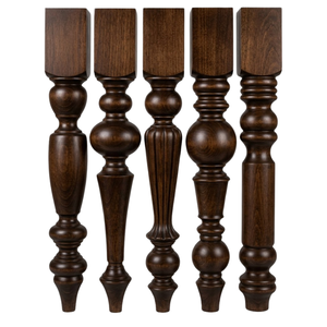 Rubber <b>Wood</b> Cabinet Legs <b>Solid</b> <b>Wood</b> Furniture Feet for Bedroom Kitchen and Bathroom Cabinets <b>Solid</b> <b>Wood</b> <b>Table</b> Legs - Product Image 2