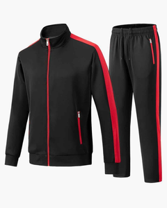 Ensemble de survêtement respirant de haute qualité pour homme, avec taille élastique, poches cargo, en jersey, en molleton technique, personnalisable avec logo, idéal pour l'automne - Product Image 2