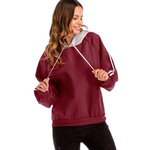 เสื้อฮู้ดผู้หญิงผ้าคอตตอนขนแกะมีฮู้ดสำหรับเด็กผู้หญิงเสื้อสวมศีรษะราคาถูกโลโก้ตามสั่ง - Product Image 4