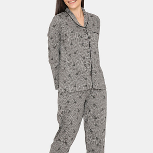 Conjuntos de Pijamas Elegantes y Transpirables para Mujer, Tallas Grandes, Tejidos, Ropa de Dormir, Precio Económico, OEM - Product Image 5
