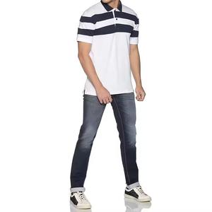 Camiseta Polo con Combinación de Colores, Cuello Alto Holgado, Bordado Personalizado, Impresión de Logotipo, Camisetas Polo Lisas Unisex Extra Grandes para Parejas 2027 - Product Image 1