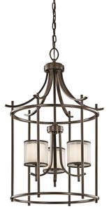 Modern <b>Circular</b> Hanging Lantern Pendant <b>Light</b> Metal Frame For Home Restaurants Bars And Hotels - Product Image 3