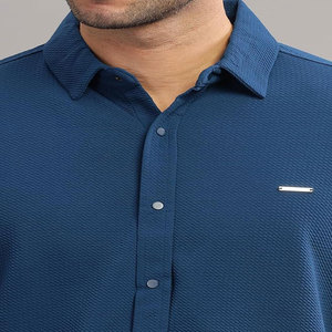 NOVEDAD DE VERANO 2025, camisa de punto estampada de manga corta informal holgada para hombre, antiarrugas y transpirable con estilo Personal - Product Image 4