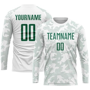 Venta al por mayor de camisetas de fútbol unisex con logotipo personalizado de alta calidad, transpirable, 100% de poliéster, uniforme de fútbol liso, conjunto para entrenamiento - Product Image 3