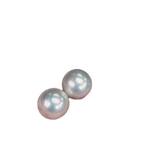 Boucles d'oreilles en perles d'eau douce Edison de 10 à 15 mm, grosses perles, parfaitement rondes, avec une forte luminosité, légèrement imparfaites, brillantes, perles en vrac - Product Image 5