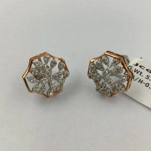Pendientes de Diamantes de Oro de Primera Calidad con Diamantes Naturales, Joyería de Lujo para Novias y Bodas, Moda Fina al por Mayor para Mujer - Product Image 5