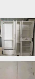 ทำจากไม้คุณภาพสูงดีไซน์ทันสมัยตู้เสื้อผ้าไม้พื้นที่แขวนขนาดใหญ่สำหรับห้องนอนตู้เสื้อผ้าใช้งานในโรงแรมบ้าน1221แบบจำลอง - Product Image 6