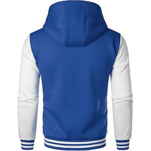 Veste universitaire en laine Melton et cuir véritable, veste universitaire personnalisée, veste coupe-vent pour homme, design personnalisé - Product Image 3