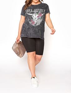 Camisetas Sublimadas de Diseño Personalizado para Mujer, Impresión Digital sin Decoloración, Cuello en V, Manga Corta, Ropa Casual de Moda, Precio al por Mayor - Product Image 3