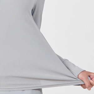Comfortable Long Sleeve Stretchy Scrubs T-Shirt Medical <b>Undershirt</b> - Product Image 4