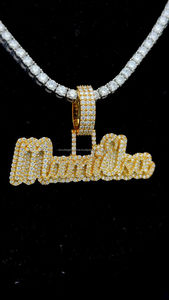 ที่มีสไตล์สุดพิเศษจี้เพชรโมอิสชุบทองสีเหลือง14KT สำหรับผู้ชายเพิ่มความชัดเจนให้กับงานปาร์ตี้ฮิปฮอป - Product Image 5