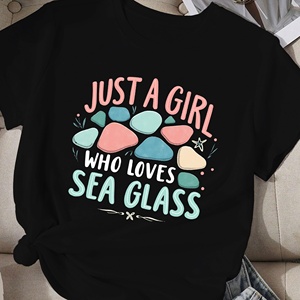 Camiseta cómoda mujer Cristal de mar chica - Product Image 2