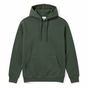 Sweat à capuche vintage personnalisé pour homme, 100 % coton épais, couleur unie, épaules tombantes, brodé, doublé, coupe classique pour l'hiver - Product Image 5