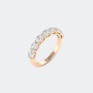Luxury 1.00 CTW Oval Brilliant Cut Lab Grown Diamond <b>Ring</b> in 9K 14K 18K Gold EF Color VS-VVS Clarity Taurus Jewels Womens - Product Image 5