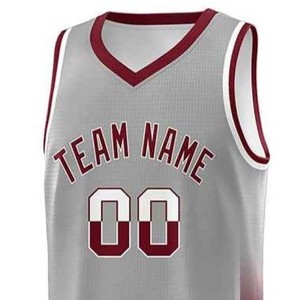 Maillot de basket-ball pour homme sur mesure OEM, respirant, antibactérien, 100 % polyester, haute qualité, prix de gros. - Product Image 4