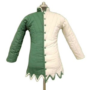 Chaqueta Gambeson Aketon Medieval, Transpirable, con Cuello Mandarín, Acolchado de Algodón, Diseño en Zig-Zag, para Invierno, Reenactment, Cosplay, Feria Histórica - Product Image 1