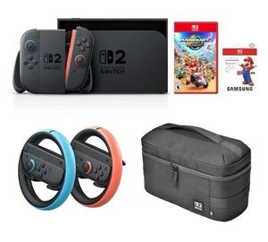 Nuevo Kit de Consola Sw!-tch 2 con Juego Mario Kart World, Tarjeta SD S-a-m-sung de 256 GB, Volante y Controles, Listo para Enviar - Product Image 5