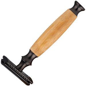 Rasoir de sécurité à double tranchant avec manche en bois et logo personnalisé, faible MOQ, lame en acier inoxydable durable, outil de rasage pour homme, fournisseur OEM - Product Image 6
