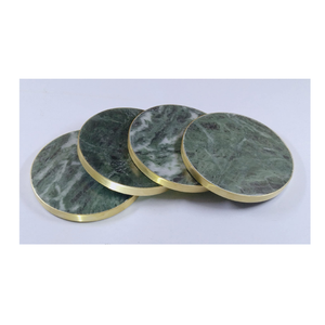 Modern Design Natural <b>Marble</b> <b>Coasters</b> Eco-Friendly Durable Washable Stone for Tea - Product Image 4