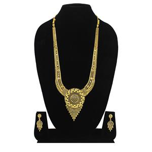 Indian Antique Jewelry Gold Plated Trendy Pure Brass Indian Bridal <b>Wedding</b> Wear Jewelry High Quality <b>Necklace</b> <b>Set</b> - Product Image 2