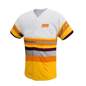 ชุดเบสบอลขายดี ระบายอากาศได้ดี ผลิตจากโพลีเอสเตอร์ 100% สีและขนาดปรับแต่งได้ สำหรับทีม คุณภาพสูง ผลิตในปากีสถาน เหมาะสำหรับทุกเพศ - Product Image 2