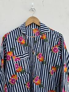 Pijama de Algodón Premium para Mujer – Tela Transpirable con Hermoso Estampado de Frutas - Product Image 2